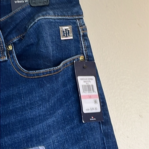 TOMMY HILFIGER WOMEN JEANS STRAIGHT LEG SIZE 10 - Picture 4 of 9